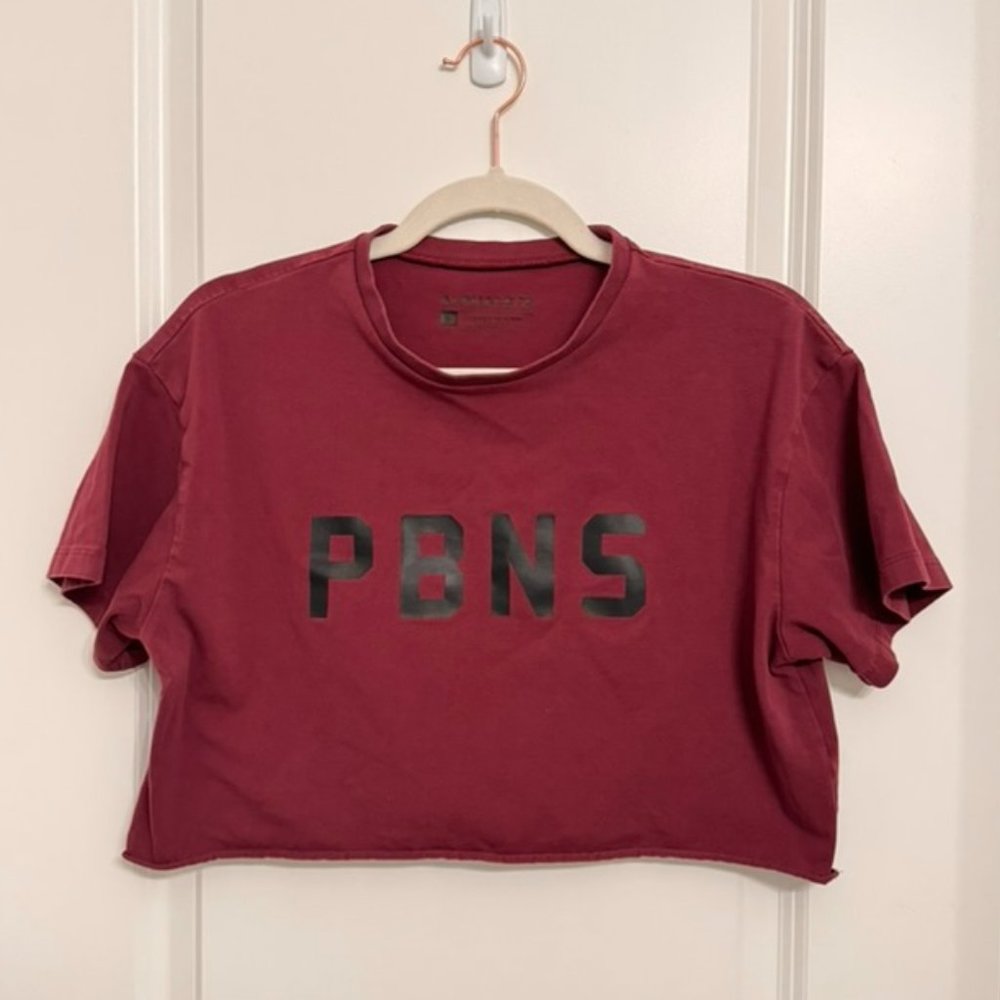 Alphalete Burgundy Crop Top - Good Used Condition